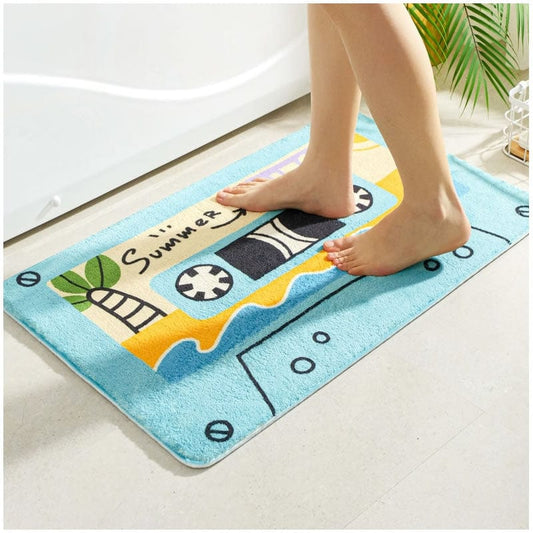 Music Tape Bath Mat Blackbrdstore
