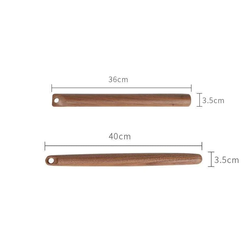 Natural Walnut Rolling Pin Blackbrdstore