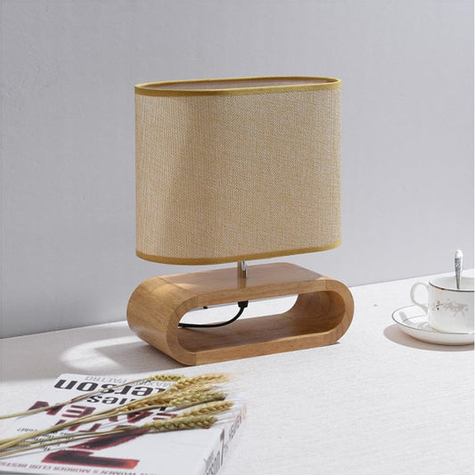 Nordic Wooden Table Lamp Blackbrdstore