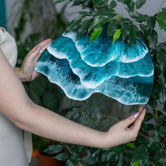 Ocean Wave Wall Hanging Blackbrdstore
