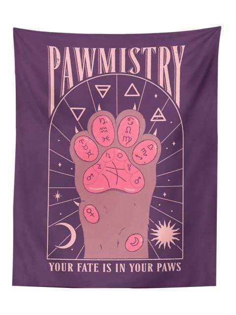 Pawmistry Tapestry Blackbrdstore