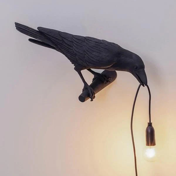 Raven Wall Lamp Blackbrdstore