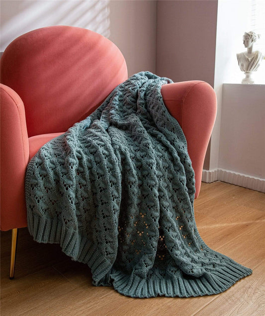 Rhombus Plaid Throw Blanket Blackbrdstore