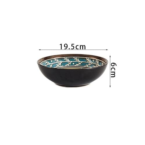 Royal Grandeur Embossed Ceramic Tableware Blackbrdstore