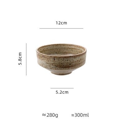 Sandia Stoneware 4.7'' Bowl Blackbrdstore