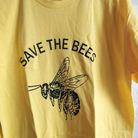 Save The Bees Shirt Crewneck T Shirt Blackbrdstore