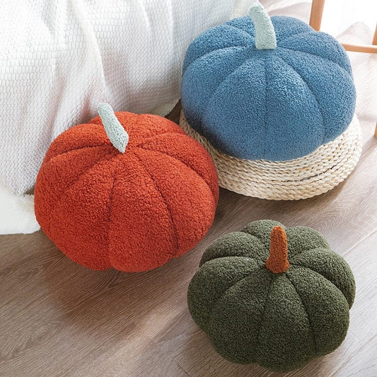 Soft Pumpkin Plush Pillow Blackbrdstore