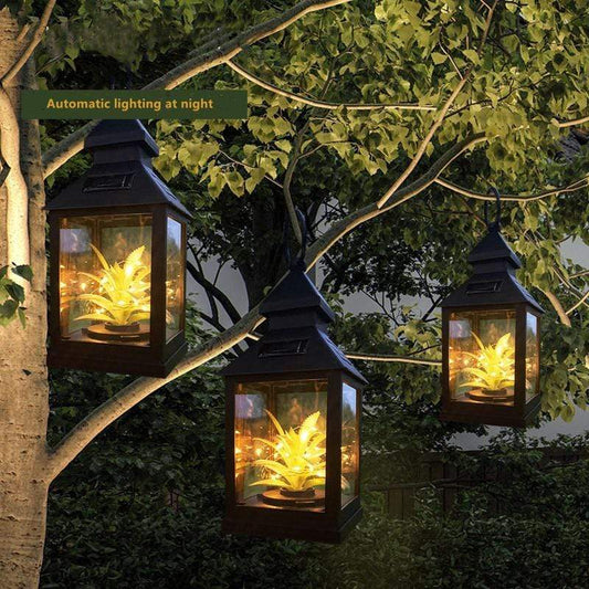 Solar Plant Lantern Blackbrdstore