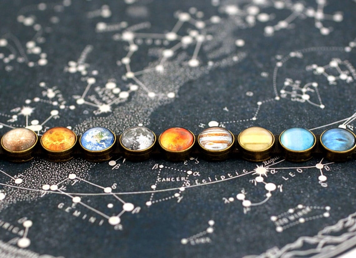 Solar System Bracelet Blackbrdstore