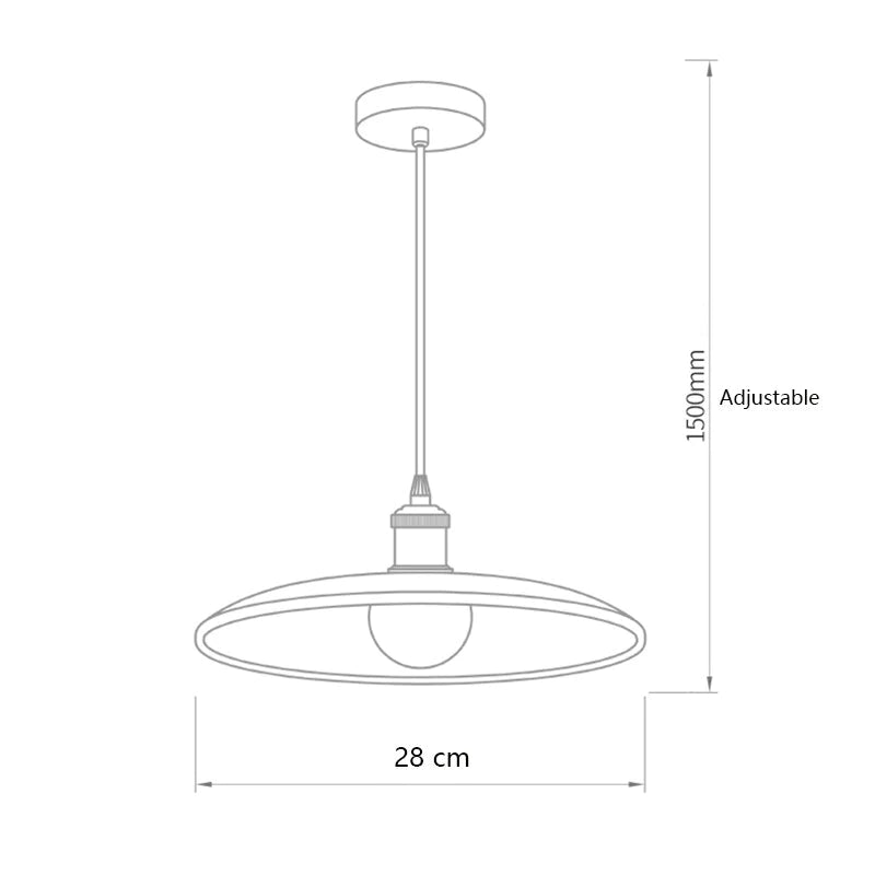 Solid Wood Disc Pendant Light Blackbrdstore