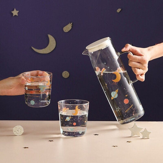 Starry Sky Borosilicate Glass Pitcher Blackbrdstore
