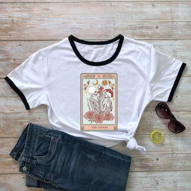 The Lovers Tarot Card Tee Blackbrdstore
