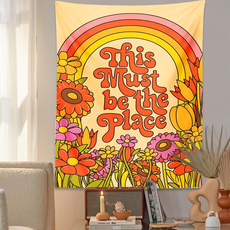 This Must Be The Place 70s tapestry Blackbrdstore