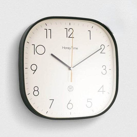 Ultra Silent Square Clock Blackbrdstore