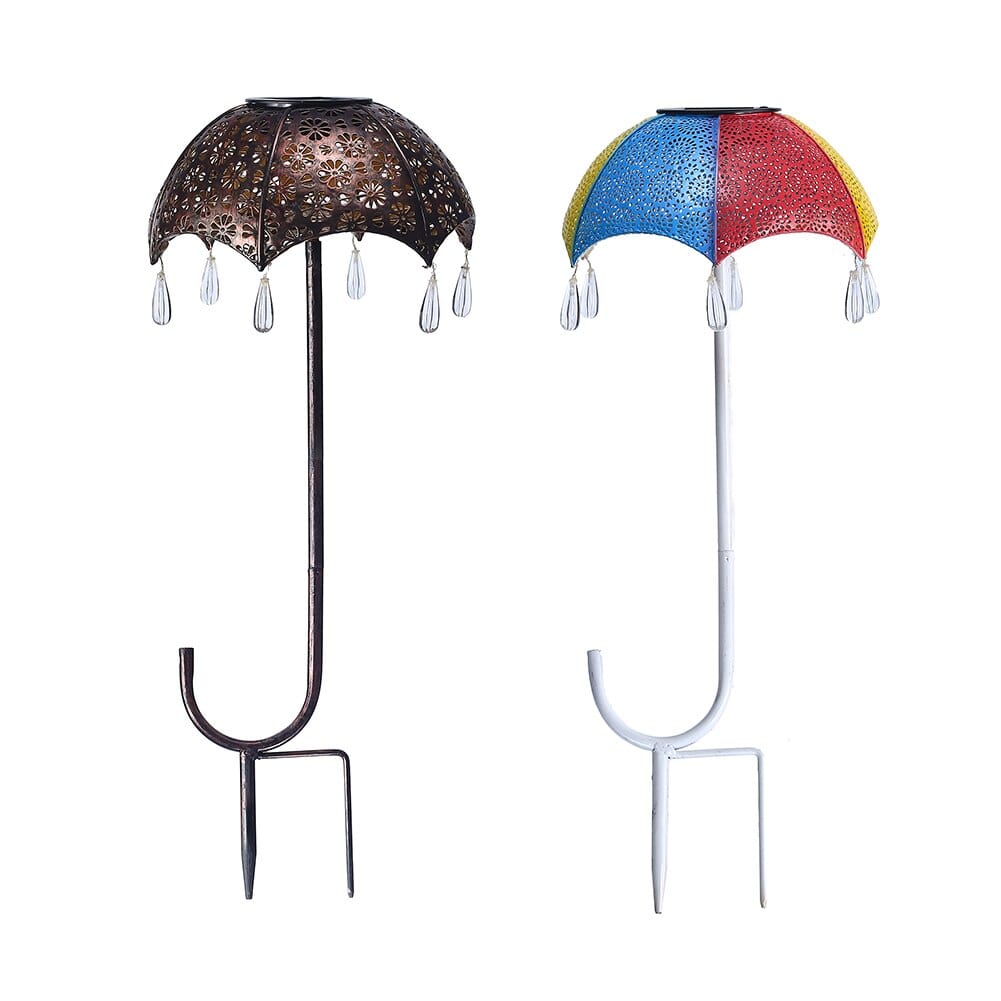 Umbrella Solar Garden Lights Blackbrdstore
