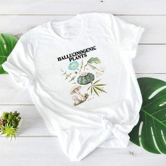 Unisex Hallucinogenic Plants T-Shirt Blackbrdstore