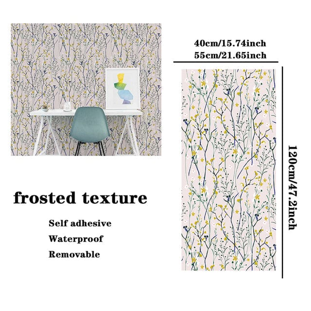 Vintage Floral Peel and Stick Wallpaper Blackbrdstore