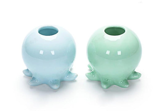 Whale & Octopus Flower Pot Blackbrdstore