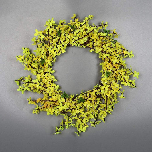 Yellow Leaves Wreath Blackbrdstore
