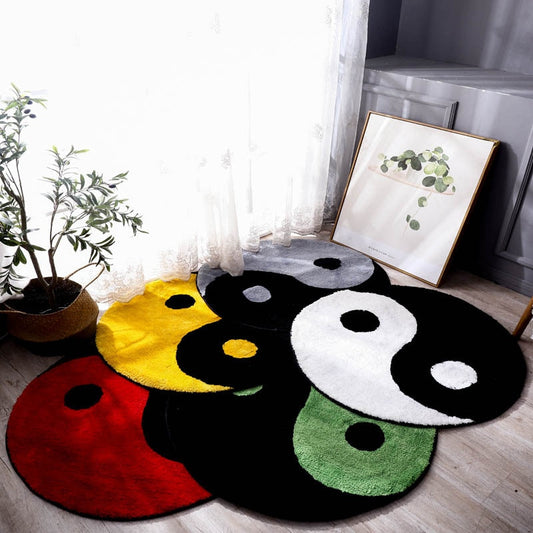 Yin & Yang Carpet Blackbrdstore