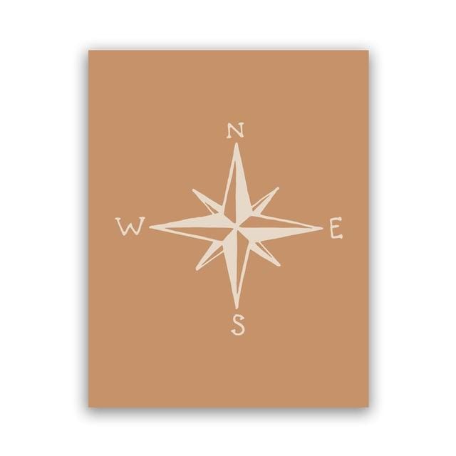 Blackbrdstore B / 30X40cm/12''x16'' Wanderlust Travel Canvas Wall Art