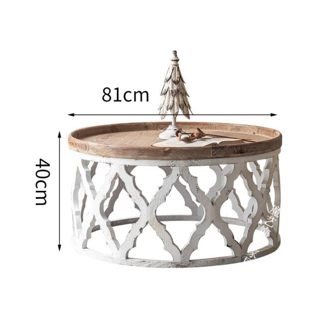 Blackbrdstore B Retro Hollow Coffee Table