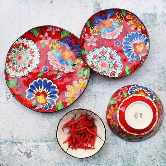 Blackbrdstore Hand-painted Tableware