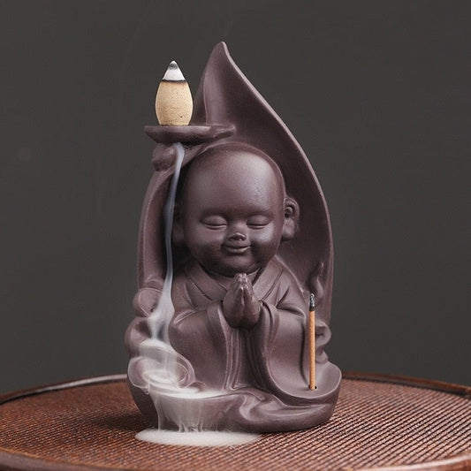 Blackbrdstore Zen Monk Incense Burner
