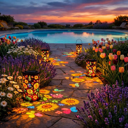 SunLuma Bloom Solar Garden Lantern