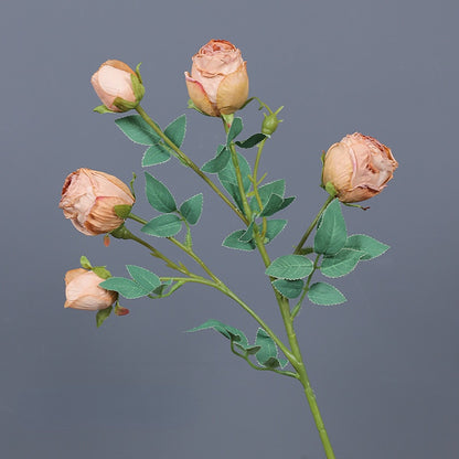 5 Head Rose Silk Flower