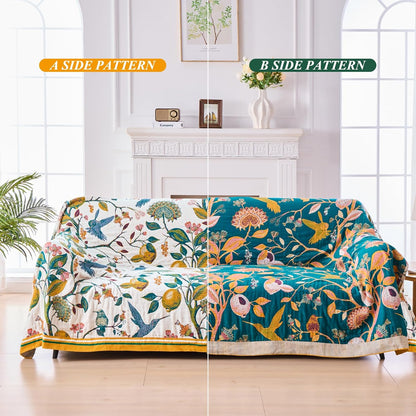 Verdant Aviary Blanket