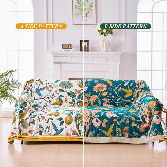 Verdant Aviary Blanket