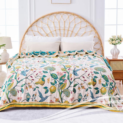 Verdant Aviary Blanket