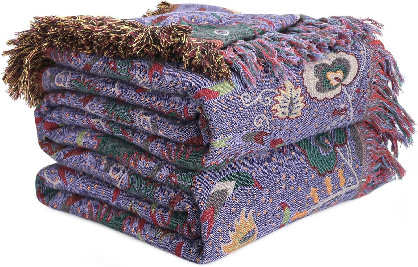 Mystic Marigold Tapestry Blanket