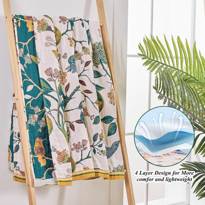 Verdant Aviary Blanket