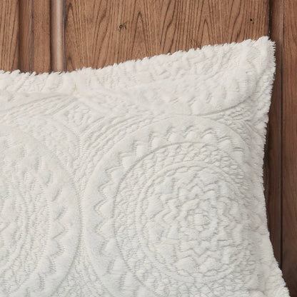 Veloura Medallion Plush Comforter Set