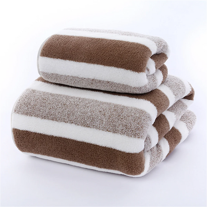 MARISO Quick-Dry Striped Towel Set