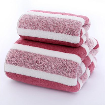 MARISO Quick-Dry Striped Towel Set