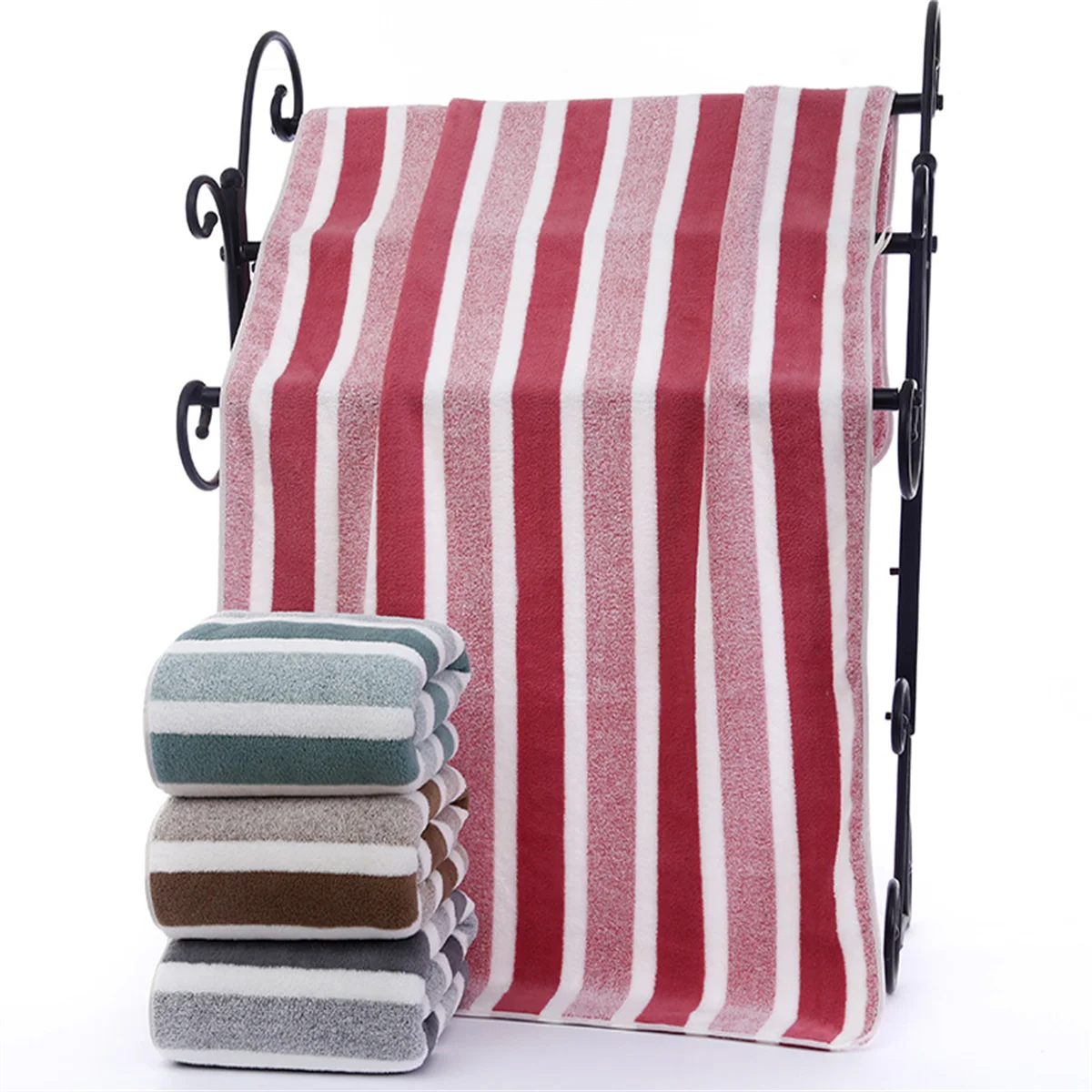 MARISO Quick-Dry Striped Towel Set