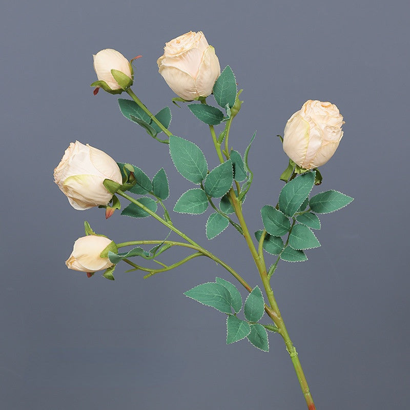 5 Head Rose Silk Flower