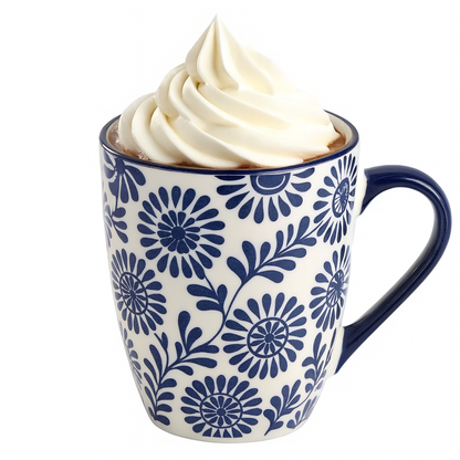 Blue Heritage Ceramic Mug Set Of 6