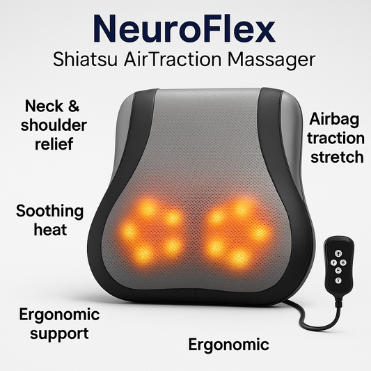 NeuroFlex Shiatsu AirTraction Massager