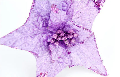 5pcs Purple Flower Christmas Tree Garland