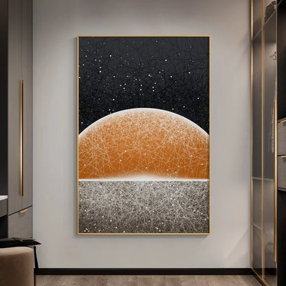 Luminus Abstract Sun Wall Art