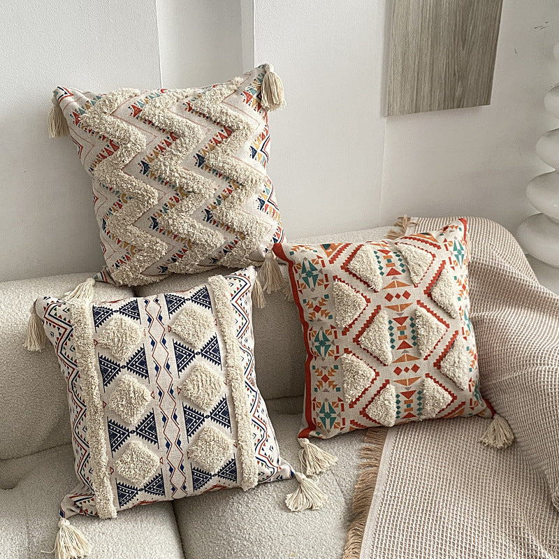 Boho Throw Pillows Cover Decorative bohemian throw pillow set of 6 -Aztec  Pillow