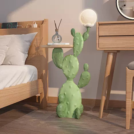 Green Cactus Side Table