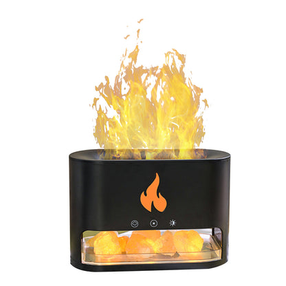 Crystal Salt Rock Fire Humidifier
