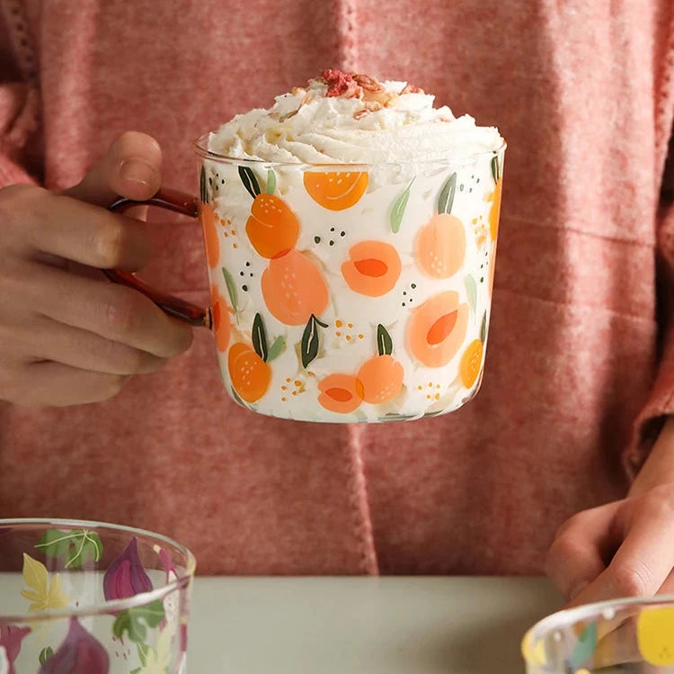 Fruit Orchard Harmony Glass Mug