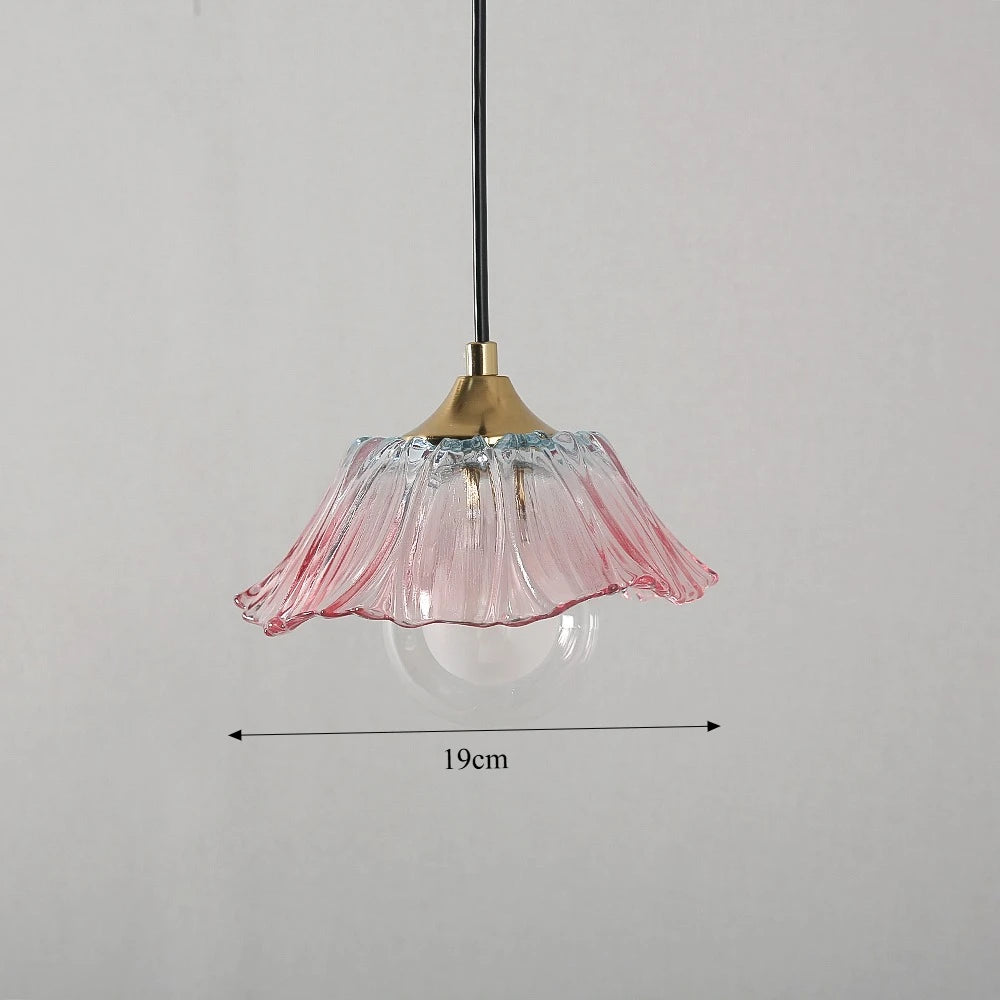 Petaluxe Glass Bloom Pendant Light