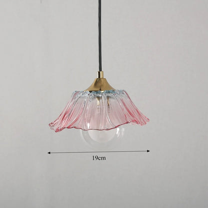 Petaluxe Glass Bloom Pendant Light